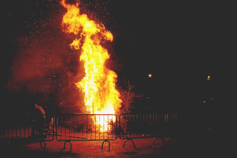 Sapins Galette et cidre: feu de joie sapins 036